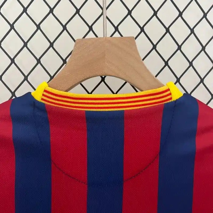 Barcelona 2013-14 Retro Home Soccer Jersey- Kids Kit