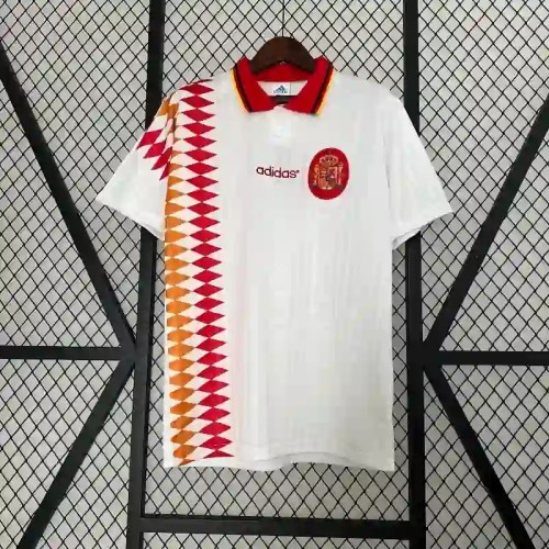 Spain 1994 Away Retro Soccer Jersey - Fan Version
