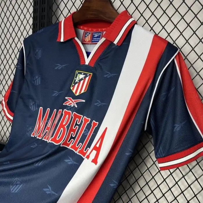Atletico Madrid 1998-99 Third Retro Soccer Jersey- Fan Version