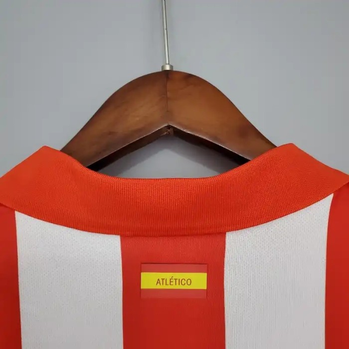 Atletico Madrid 2013-14 Home Retro Soccer Jersey- Fan Version