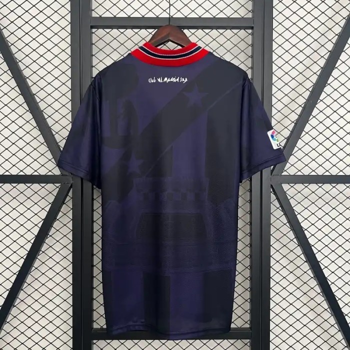 Atletico Madrid 1995-96 Third Retro Soccer Jersey- Fan Version