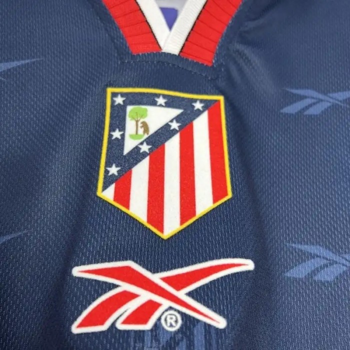 Atletico Madrid 1998-99 Third Retro Soccer Jersey- Fan Version