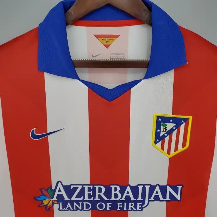 Atletico Madrid 2014-15 Home Retro Soccer Jersey- Fan Version