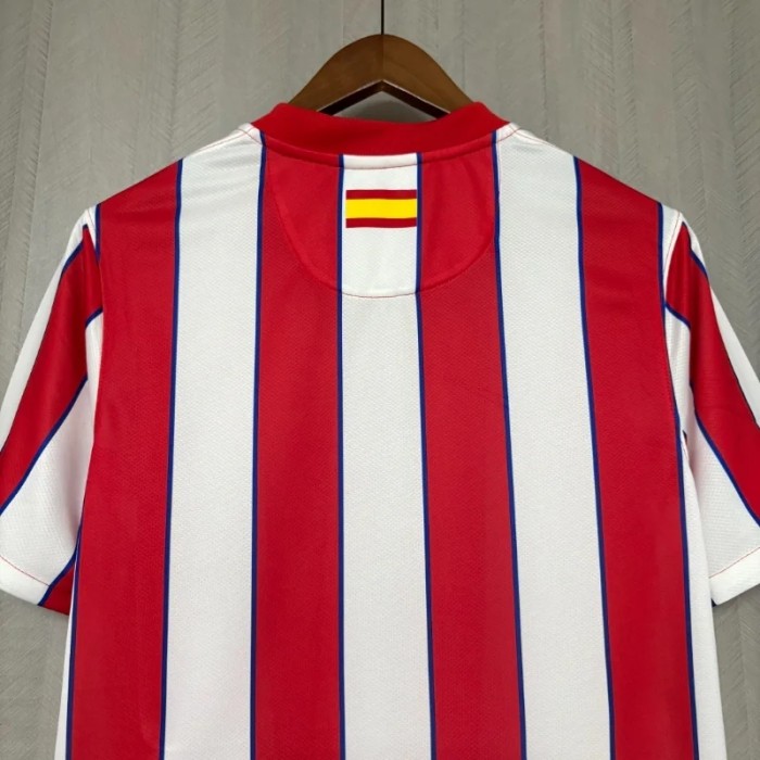 Atletico Madrid 2011-12 Home Retro Soccer Jersey- Fan Version
