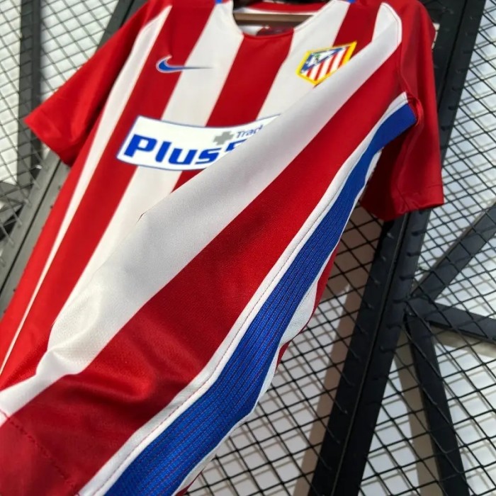 Atletico Madrid 2016-17 Home Retro Soccer Jersey- Fan Version