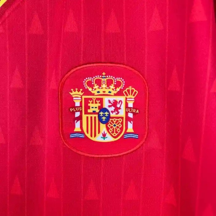 Spain 1988-91 Home Retro Soccer Jersey - Fan Version