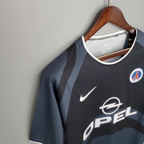 PSG 2001-02 Paris Saint Germain Third Retro Soccer Jersey - Fan Version