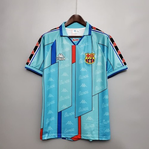 Barcelona 1996-97 Away  Retro Soccer Jersey- Fan Version