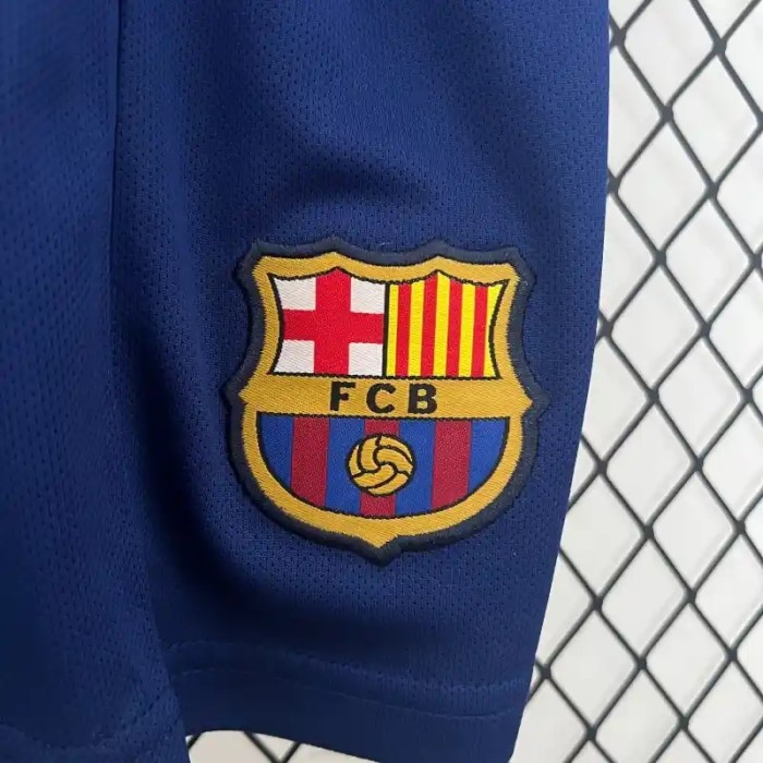 Barcelona 2013-14 Retro Home Soccer Jersey- Kids Kit