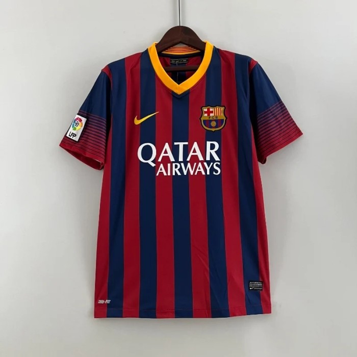 Barcelona 2013-14 Home Retro Soccer Jersey- Fan Version