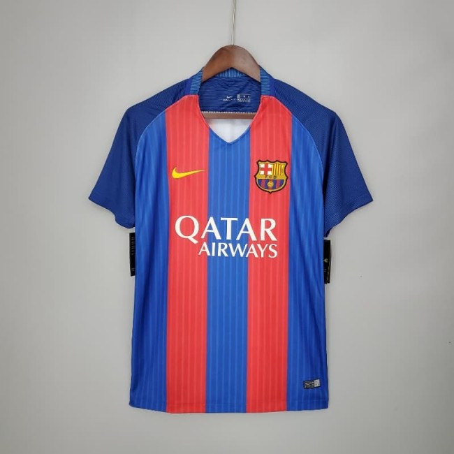 Barcelona 2016-17 Home Retro Soccer Jersey- Fan Version