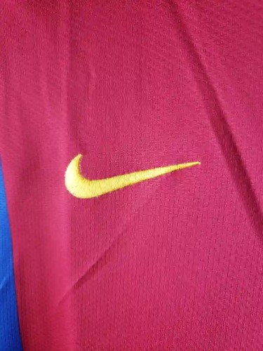 Barcelona 2007-08 Home Retro Soccer Jersey- Fan Version