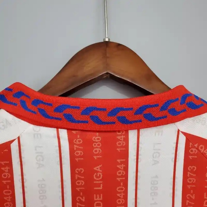 Atletico Madrid 1995-96 Home Retro Soccer Jersey- Fan Version