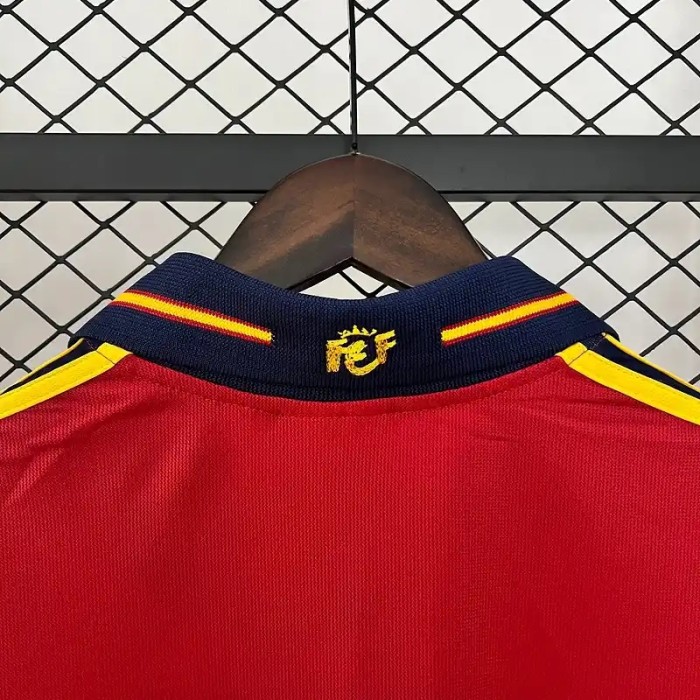 Spain 2000 Home Retro Soccer Jersey - Fan Version