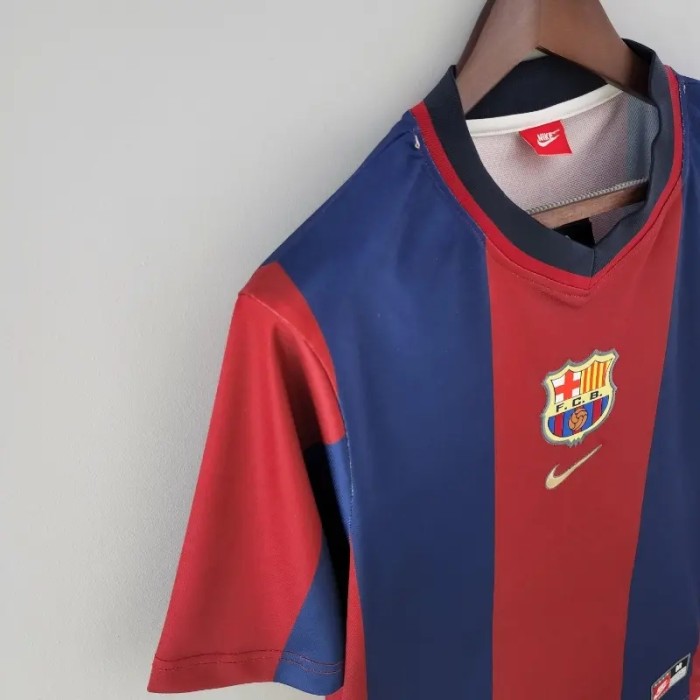 Barcelona 1998-99  Home Retro Soccer Jersey- Fan Version