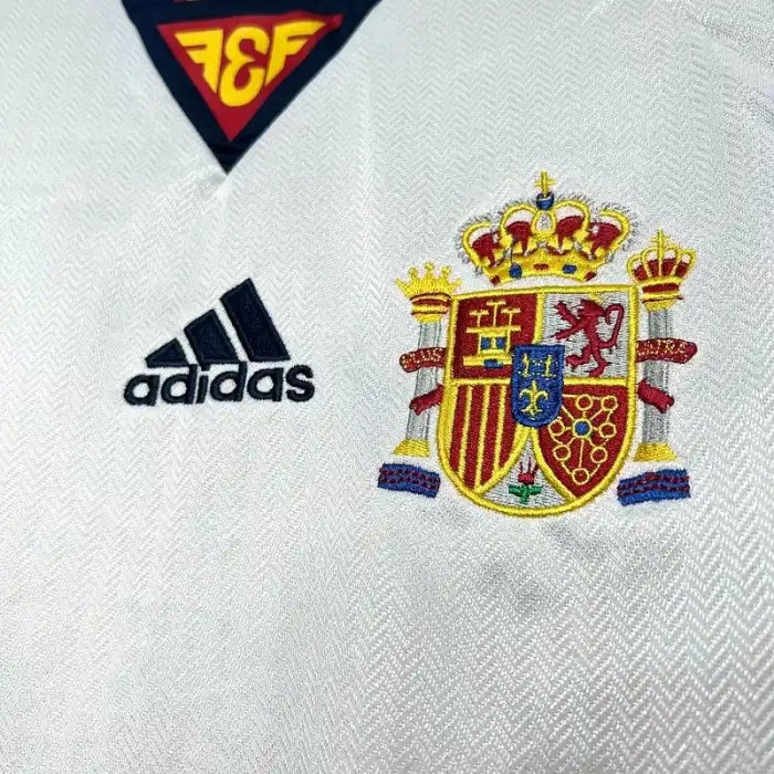 Spain 1998 Away Retro Soccer Jersey - Fan Version
