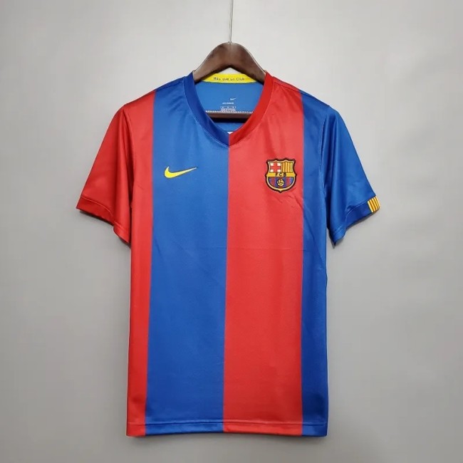 Barcelona 2006-07 Home Retro Soccer Jersey- Fan Version
