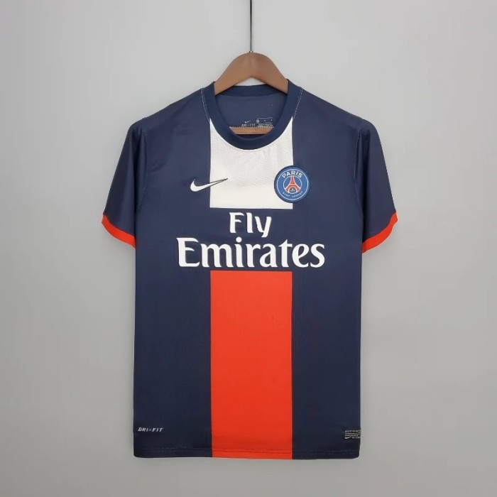 PSG 2013-14 Paris Saint Germain Home Retro Soccer Jersey - Fan Version