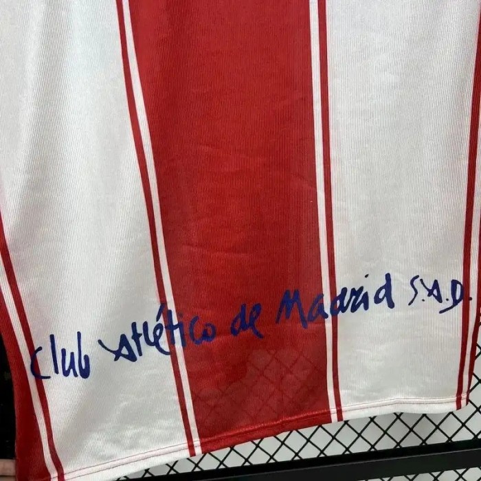 Atletico Madrid 1999-00  Home Retro Soccer Jersey- Fan Version