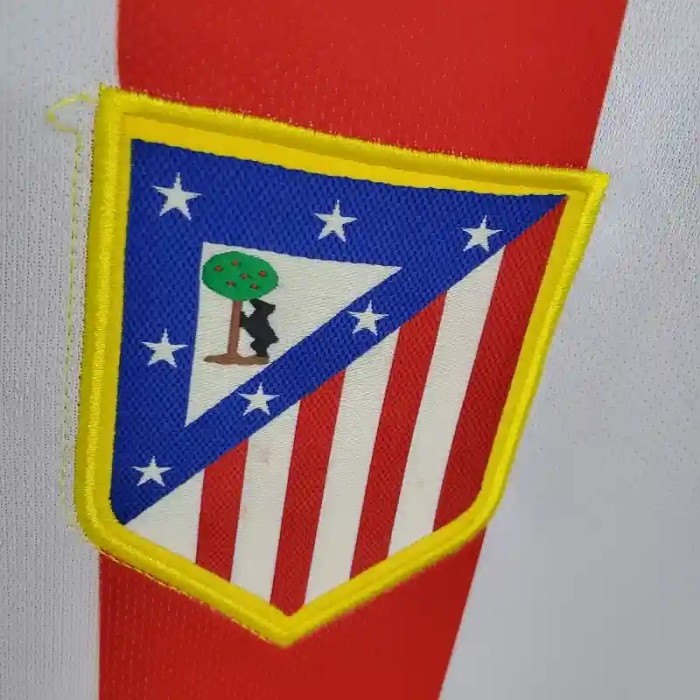 Atletico Madrid 2013-14 Home Retro Soccer Jersey- Fan Version