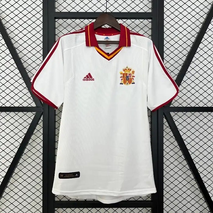 Spain 2000 Away Retro Soccer Jersey - Fan Version