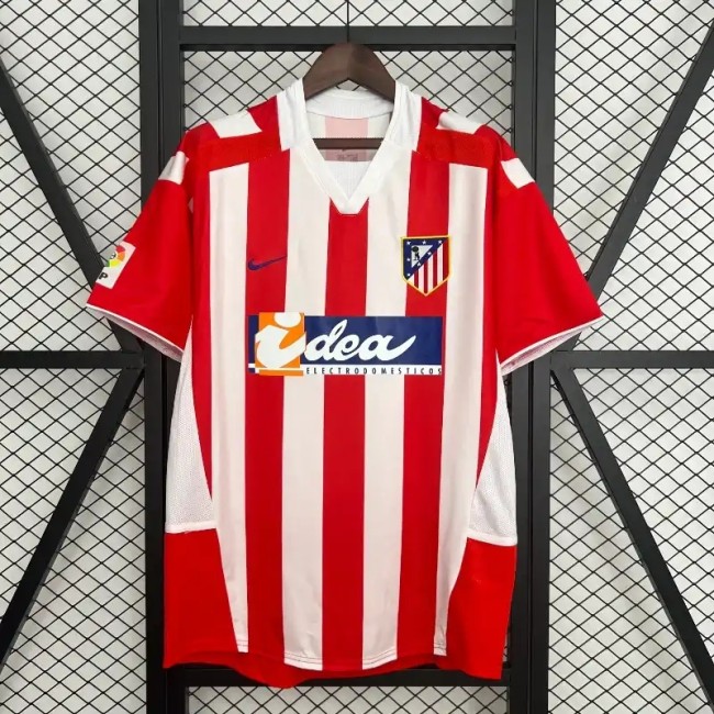 Atletico Madrid 2002-03 Home Retro Soccer Jersey- Fan Version