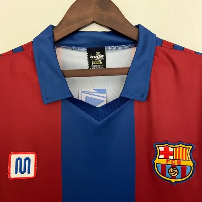 Barcelona 1980-82 Home Retro Soccer Jersey- Fan Version