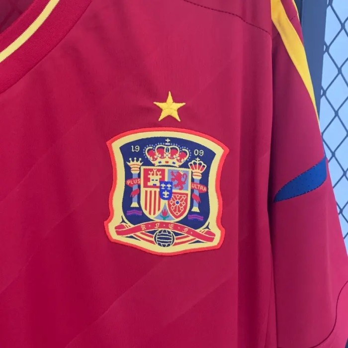 Spain 2012 Home Retro Soccer Jersey - Fan Version