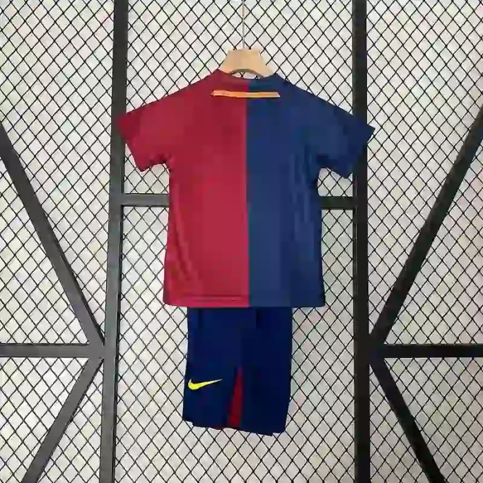 Barcelona 2008-09 Retro Home Soccer Jersey- Kids Kit