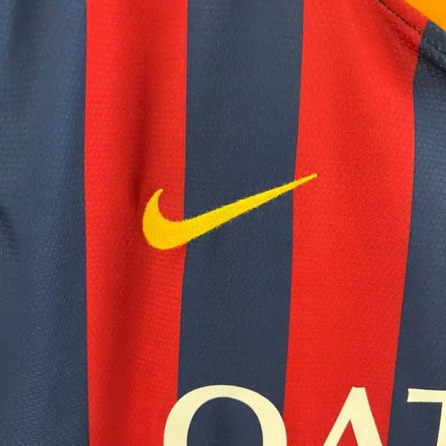 Barcelona 2013-14 Home Retro Soccer Jersey- Fan Version