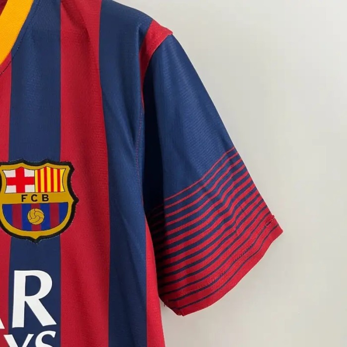 Barcelona 2013-14 Home Retro Soccer Jersey- Fan Version