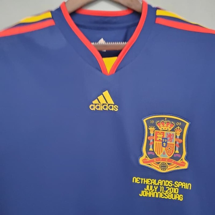 Spain 2010 Away Retro Soccer Jersey - Fan Version