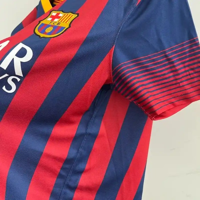Barcelona 2013-14 Home Retro Soccer Jersey- Fan Version