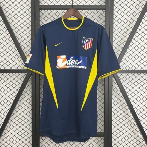 Atletico Madrid 2002-03 Away Retro Soccer Jersey- Fan Version