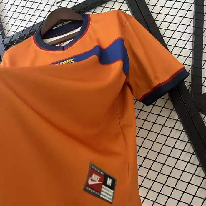 Barcelona 1998-99 Away Retro Soccer Jersey- Fan Version