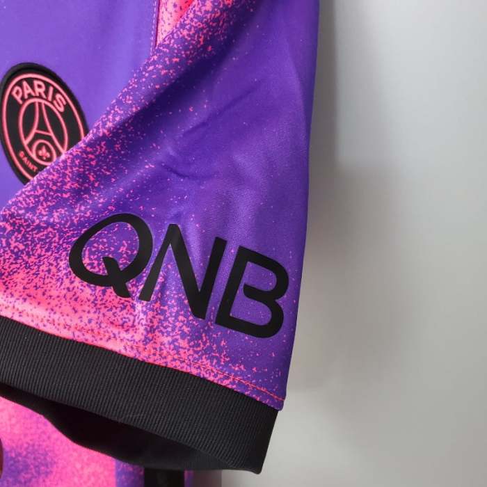 PSG 2020-21 Paris Saint Germain  Fourth Away Retro Soccer Jersey - Fan Version