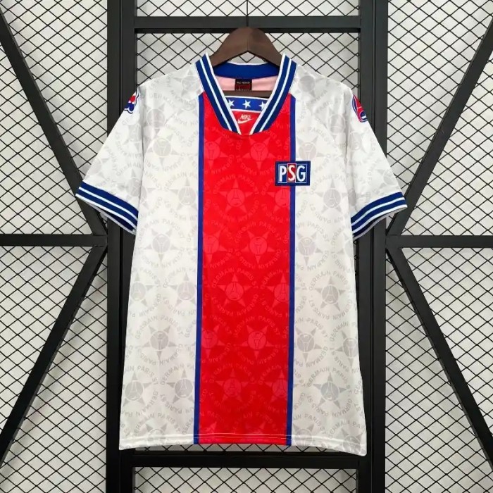 PSG 1994-95 Paris Saint Germain Away Retro Soccer Jersey - Fan Version