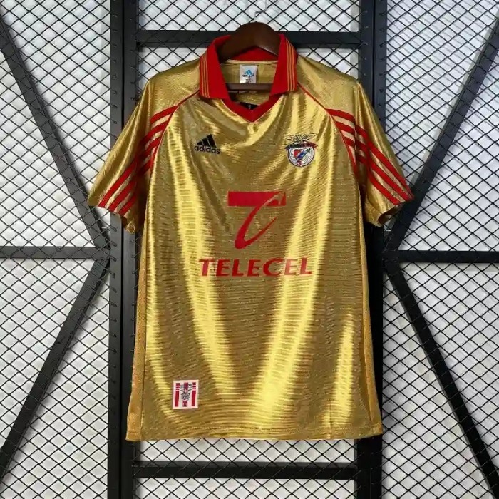 Benfica 1998-99 Away Retro Soccer Jersey - Fan Version