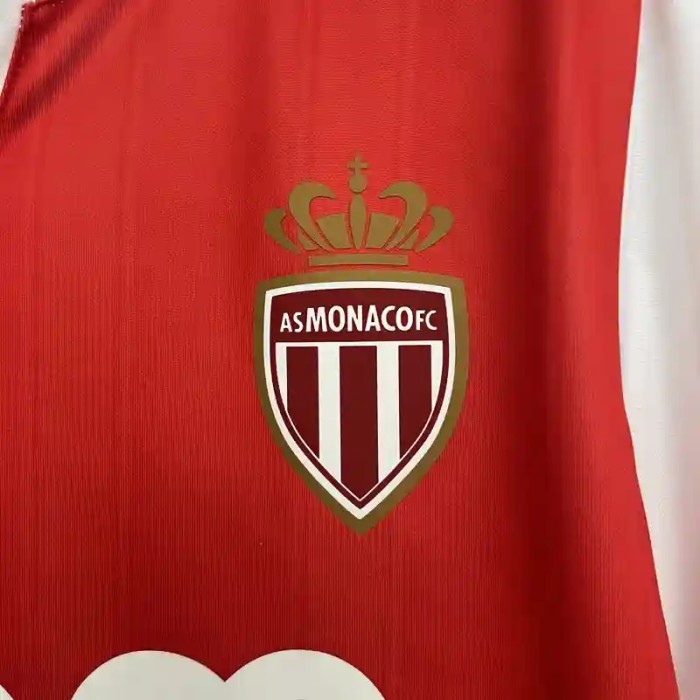 AS Monaco 25/26 Home Soccer Jersey - Fan Version
