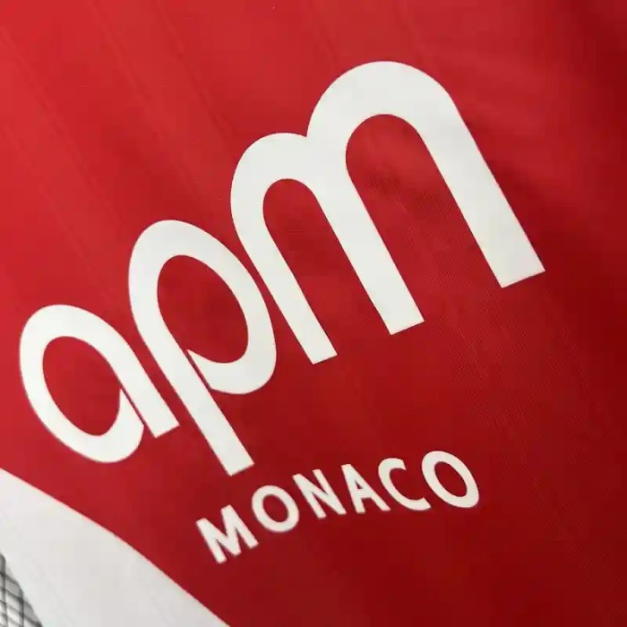 AS Monaco 25/26 Home Soccer Jersey - Fan Version