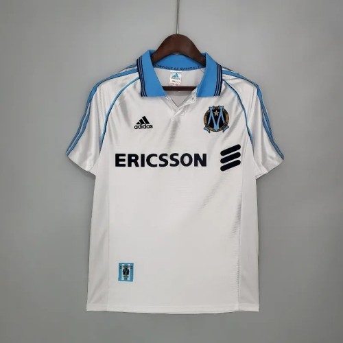 Marseille 1998-99 Home Retro Soccer Jersey - Fan Version