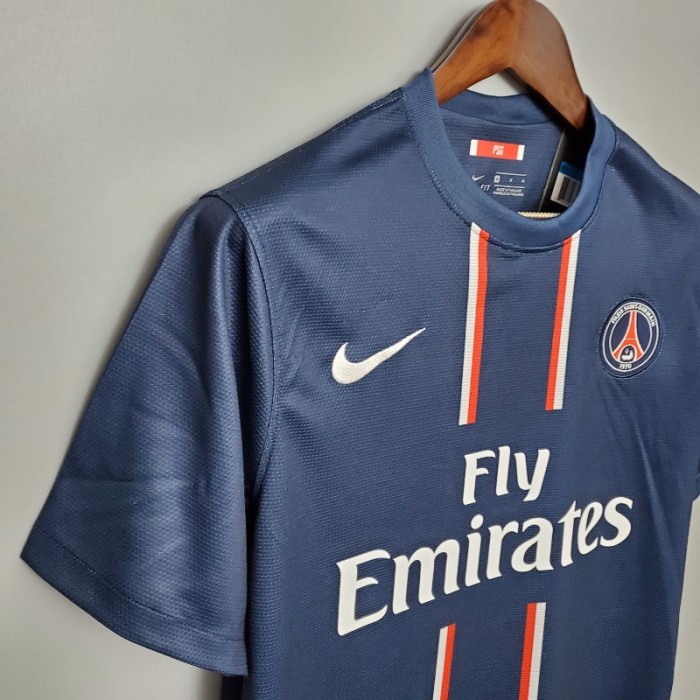 PSG 2012-13 Paris Saint Germain Home Retro Soccer Jersey - Fan Version