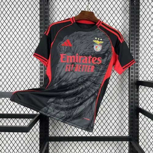 Benfica 25/26 Black Special Edition Soccer Jersey - Fan Version