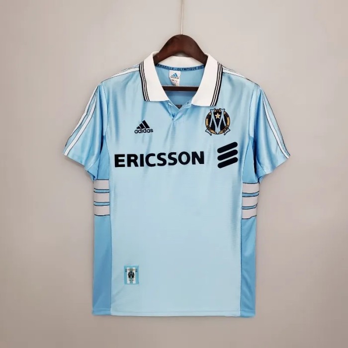 Marseille 1998-99 Away Retro Soccer Jersey - Fan Version