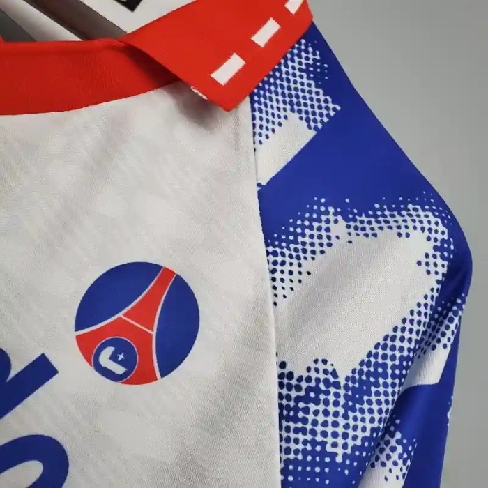 PSG 1993-94 Paris Saint Germain Away Retro Soccer Jersey - Fan Version