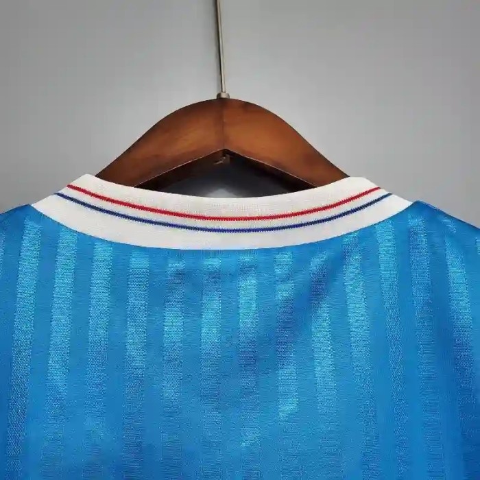 Marseille 1990 Away  Retro Soccer Jersey - Fan Version