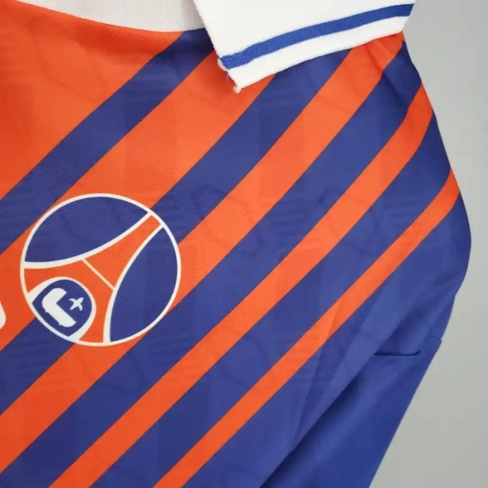 PSG 1992-93 Paris Saint Germain Home Retro Soccer Jersey - Fan Version
