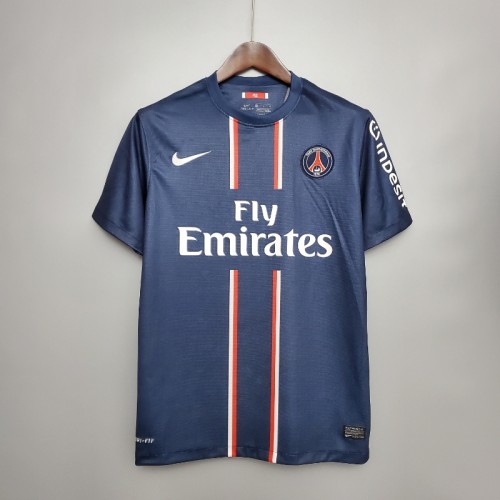 PSG 2012-13 Paris Saint Germain Home Retro Soccer Jersey - Fan Version