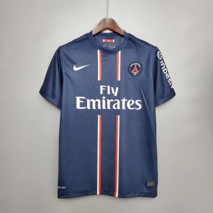 PSG 2012-13 Paris Saint Germain Home Retro Soccer Jersey - Fan Version