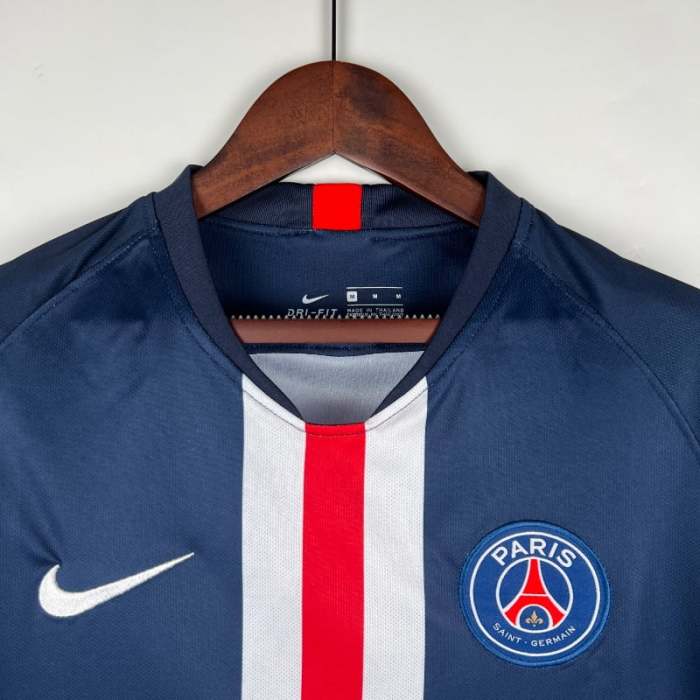 PSG 2019-20 Paris Saint Germain Home Retro Soccer Jersey - Fan Version